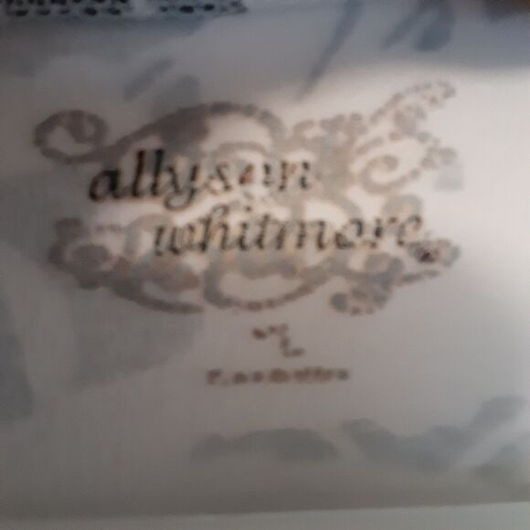 Allyson Whitmore Womens XL Top Long Sleeve Snap Up Studded Black White - Picture 3 of 6